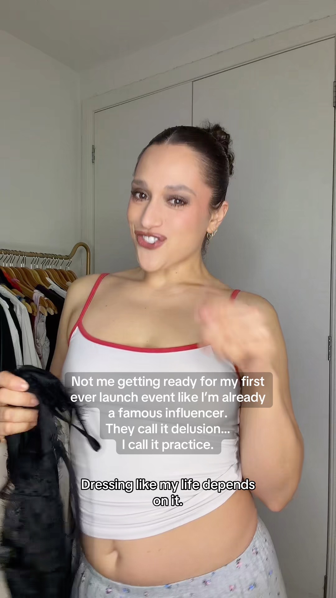 GRWM content example